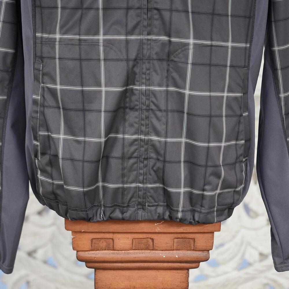Skechers Go Shield Performance Jacket Gray Plaid … - image 6